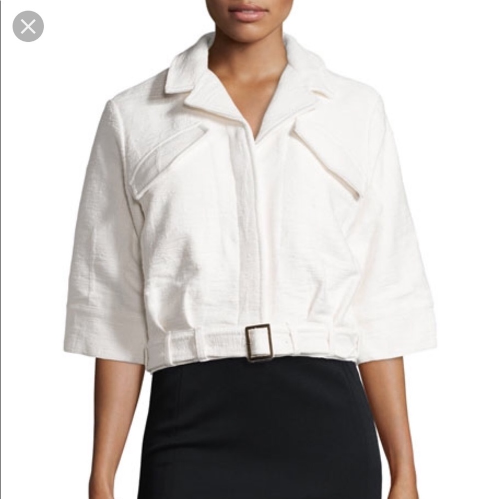 NWT NEW Derek Lam 10 Crosby Cropped Military J…